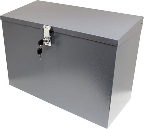 amazon 24 lockable metal box|Amazon.com: Lockable Storage Box.